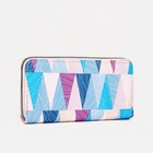 Кошелёк на молнии, цвет синий - фото 809226968