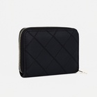 Кошелёк женский на молнии, цвет чёрный - фото 58120838