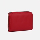 Кошелёк на молнии, бордовый - фото 57980137