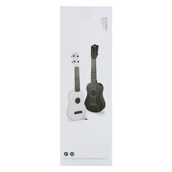 Игрушка музыкальная - гитара «Стиль», 4 струны, 57 см., цвет белый - фото 1885735791
