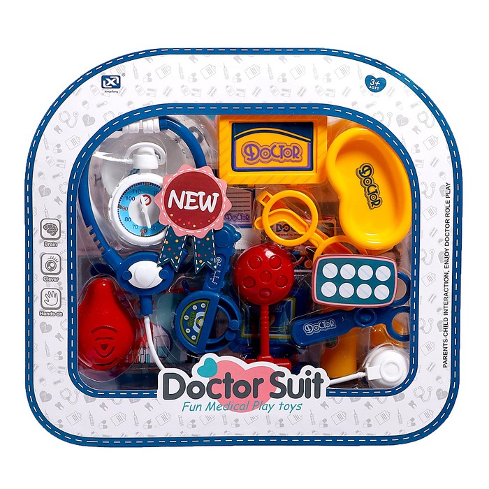 Игровой набор "Маленький доктор", 19 предметов - фото 1907804571