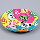 Тарелка одноразовая бумажная "Стикеры",яркие, 18 см (комплект 10 шт) - фото 22609430 Тарелка одноразовая бумажная "Стикеры",яркие, 18 см (комплект 10 шт) - фото 22609430