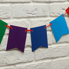 Гирлянда на ленте "Радужная" 300 см - фото 23564156