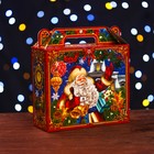 Подарочная коробка "Праздничный коллаж" 17,3 х 6,5 х 15 см - фото 319936360