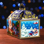 Подарочная коробка "Дед Мороз и Снегурочка" 18,5 x 12,5 x 19 см - Фото 3