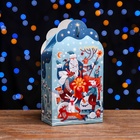 Подарочная новогодняя коробка «Фантазия» в зеленом 12×7×23 см - Фото 3