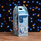 Подарочная новогодняя коробка «Фантазия» в зеленом 12×7×23 см - Фото 4