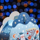 Подарочная новогодняя коробка «Фантазия» в зеленом 12×7×23 см - Фото 6