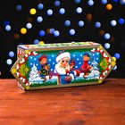 Подарочная коробка "Дед Мороз и Снегурочка" 20 x 10 x 6 см - фото 319936517