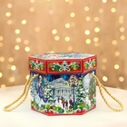 Подарочная новогодняя коробка «На Катке» 18×18×14 см - Фото 2