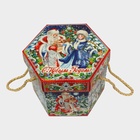 Подарочная новогодняя коробка «На Катке» 18×18×14 см - Фото 4