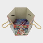 Подарочная новогодняя коробка «На Катке» 18×18×14 см - Фото 5