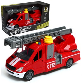 Модель машины «Пожарная машина», масштаб 1:16, звук, свет