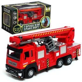 Модель машины «Пожарная машина», масштаб 1:32, звук, свет