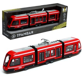Модель машины «Трамвай», масштаб 1:16, звук, свет