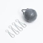 Набор "Весёлый трубочист" для механической очистки дымоходов, d=115 мм, ерш полипропилен - фото 24568243