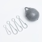 Набор "Весёлый трубочист" для механической очистки дымоходов, d=130 мм, ерш металл - фото 22716226