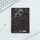 Ежедневник в твердой обложке А5, 80 листов "Черный мрамор" - Фото 3