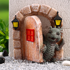 Подвесной декор "Дракон Добро пожаловать" 10х9х6см - фото 22609763