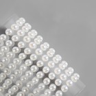 Жемчуг самоклеящийся, d=4 мм, 200 шт. на листе на листе, белый - Фото 2
