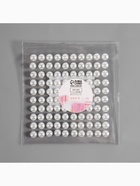 Жемчуг для декора, на клеевой основе, d=6 мм, набор 100 шт., белый - Фото 7