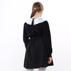 Джемпер школьный для девочки, цвет черный, рост 134 см - фото 22559187