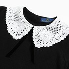 Джемпер школьный для девочки, цвет черный, рост 134 см - фото 22675205