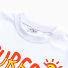 Комплект (футболка, шорты) для мальчика, цвет белый, рост 92 см - фото 35005709