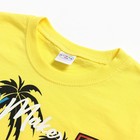 Комплект (футболка, шорты) для мальчик, цвет желтый, рост 128 см - Фото 9