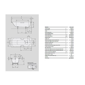 

Ванна стальная Kaldewei SANIFORM PLUS STAR Mod.337, 180x80, Easy clean, alpine white, с отв. для руч