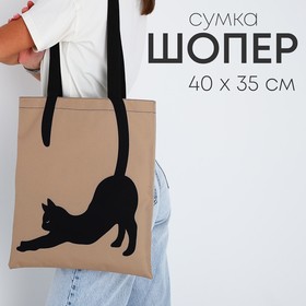 {{productViewItem.photos[photoViewList.activeNavIndex].Alt || productViewItem.photos[photoViewList.activeNavIndex].Description || 'Шопер «чёрный кот», 35х0.5х40 см, отдел без молнии, без подклада, бежевый'}}