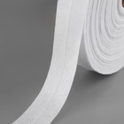 Флизелиновая лента, нитепрошивная, усиленная, 30 мм, 50 м, цвет белый - фото 10834836