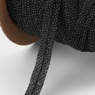 Флизелиновая лента, нитепрошивная, усиленная, 10 мм, 100 м, цвет чёрный - фото 9205590