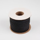 Флизелиновая лента, нитепрошивная, усиленная, 15 мм, 100 м, цвет чёрный - Фото 3