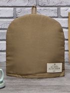 Грелка «Этель» ECO, оливковая, 28×28 см, 70% хлопок, 30% лён, 190 г/м² - Фото 2