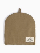 Грелка «Этель» ECO, оливковая, 28×28 см, 70% хлопок, 30% лён, 190 г/м² - Фото 3