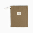 Мешочек текстильный «Этель» ECO, 27×34 см, 70% хлопок, 30% лён, 190 г/м², оливковый - Фото 2