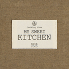 Мешочек текстильный «Этель» ECO, 27×34 см, 70% хлопок, 30% лён, 190 г/м², оливковый - Фото 3