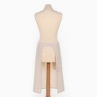 Фартук кухонный Этель ECO, 60×64±6 см, 70% хлопок, 30% лён, 190 г/м², молочный - Фото 7