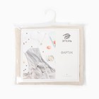 Фартук кухонный Этель ECO, 60×64±6 см, 70% хлопок, 30% лён, 190 г/м², молочный - Фото 8