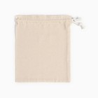 Мешочек текстильный «Этель» ECO, 27×34 см, 70% хлопок, 30% лён, 190 г/м², молочный - Фото 4