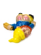 Садовая фигура из гипса «Рыжий пьяный гном», 23×16×7 см - фото 809604992