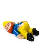 Садовая фигура из гипса «Рыжий пьяный гном», 23×16×7 см - фото 809604987