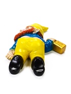 Садовая фигура из гипса «Рыжий пьяный гном», 23×16×7 см - фото 809604988