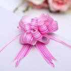 Бант-шар № 1,8 "Тонкие полоски", цвет малиновый - Фото 3