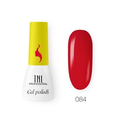 Гель-лак TNL Mini «8 Чувств», №084 насыщенный красный, 3,5 мл
