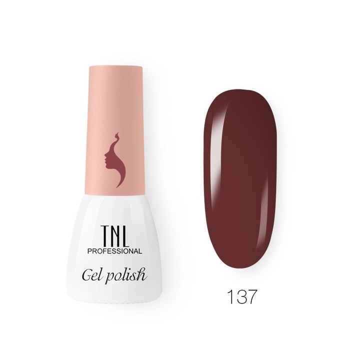 Гель-лак TNL Mini «8 Чувств», №137 шоколадный фондан, 3,5 мл - Фото 1