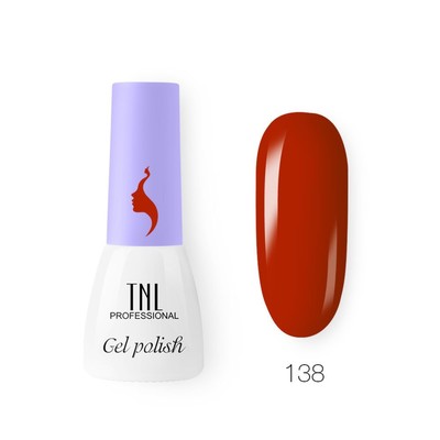 Гель-лак TNL Mini «8 Чувств», №138 красная охра, 3,5 мл