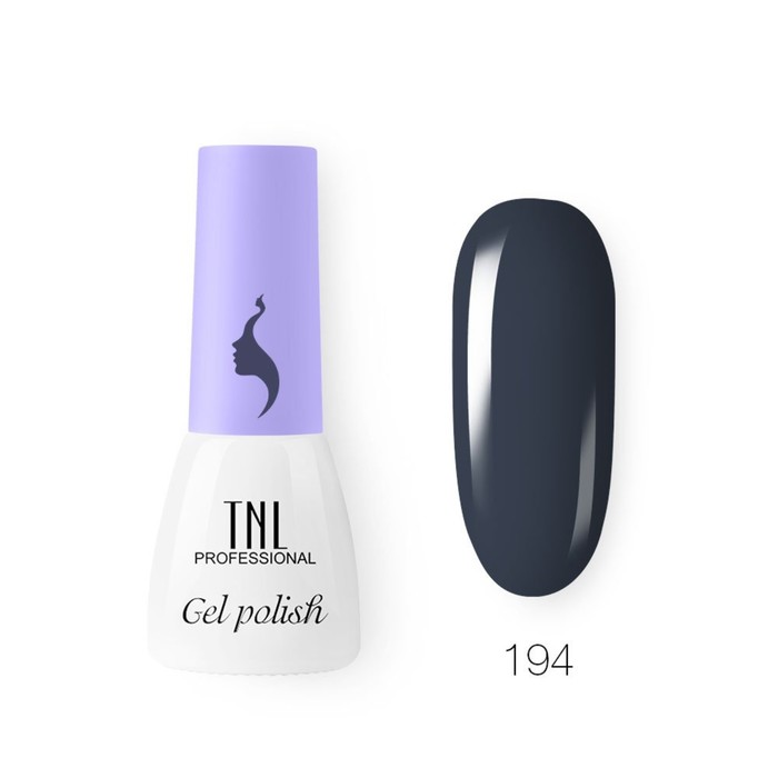 Гель-лак TNL Mini «8 Чувств», №194 графит, 3,5 мл - Фото 1