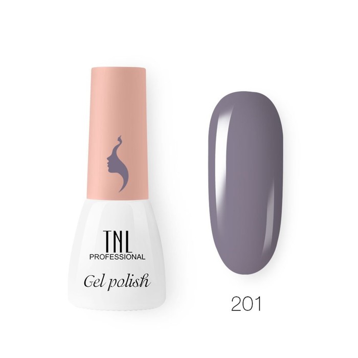 Гель-лак TNL Mini «8 Чувств», №201 серый айсберг, 3,5 мл - Фото 1